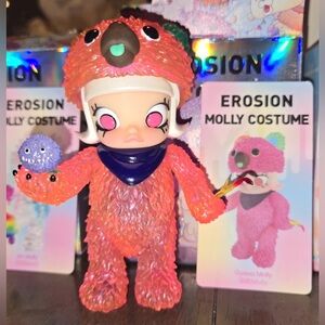 RARE Limited Edition Pop Mart x Instinctoy Erosion Molly Costume Gyawo Molly